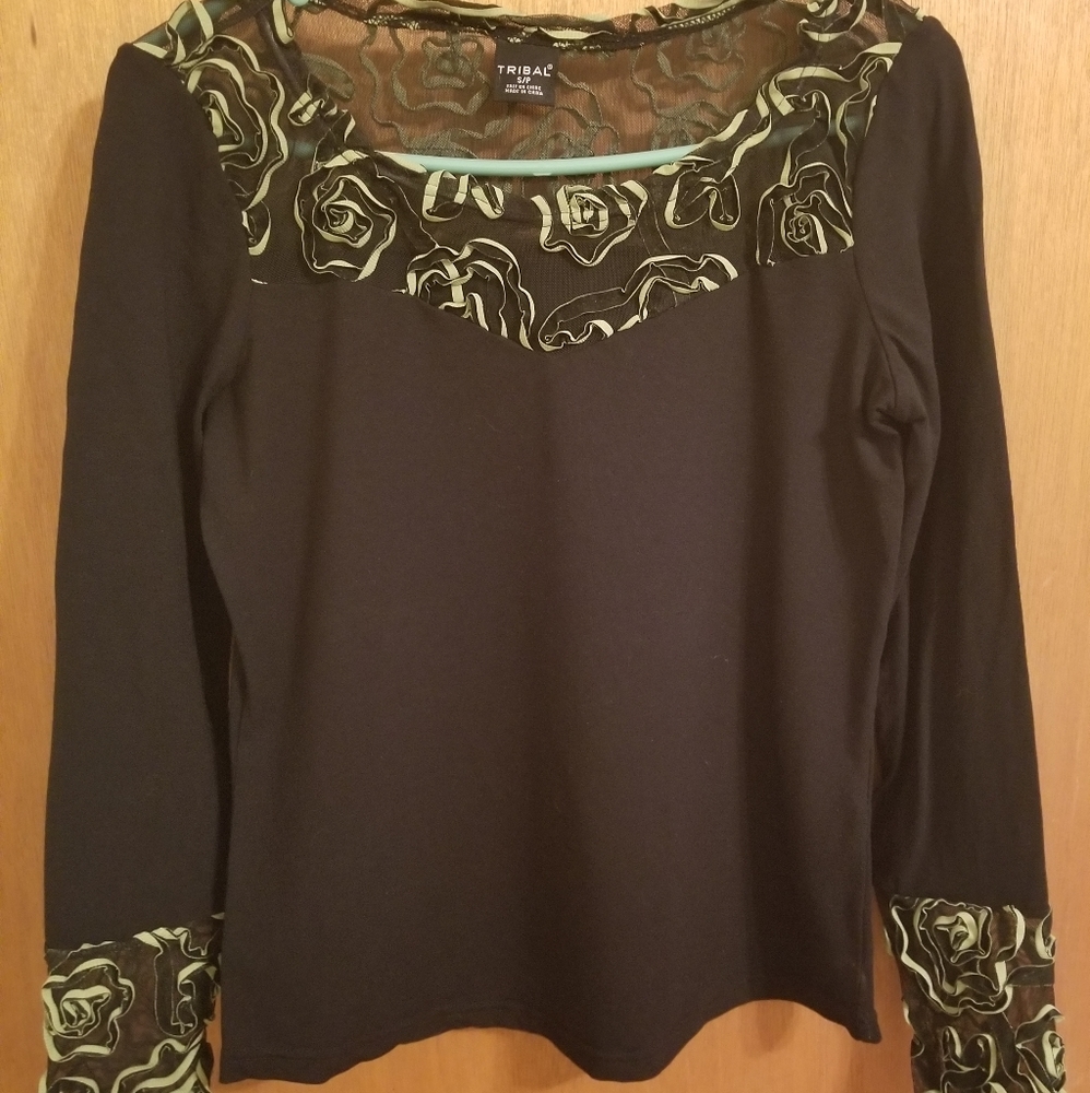 Tribal long sleeve blouse